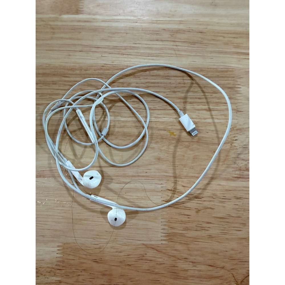 Apple‎ EarPods Lightning Wired Earbuds iPhone Headphones OEM Mic